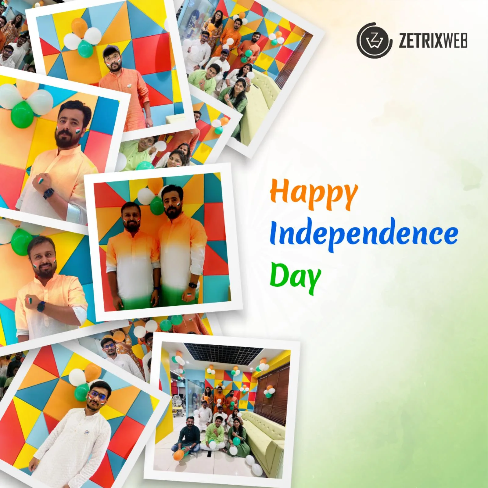 Independence Day celebration collage