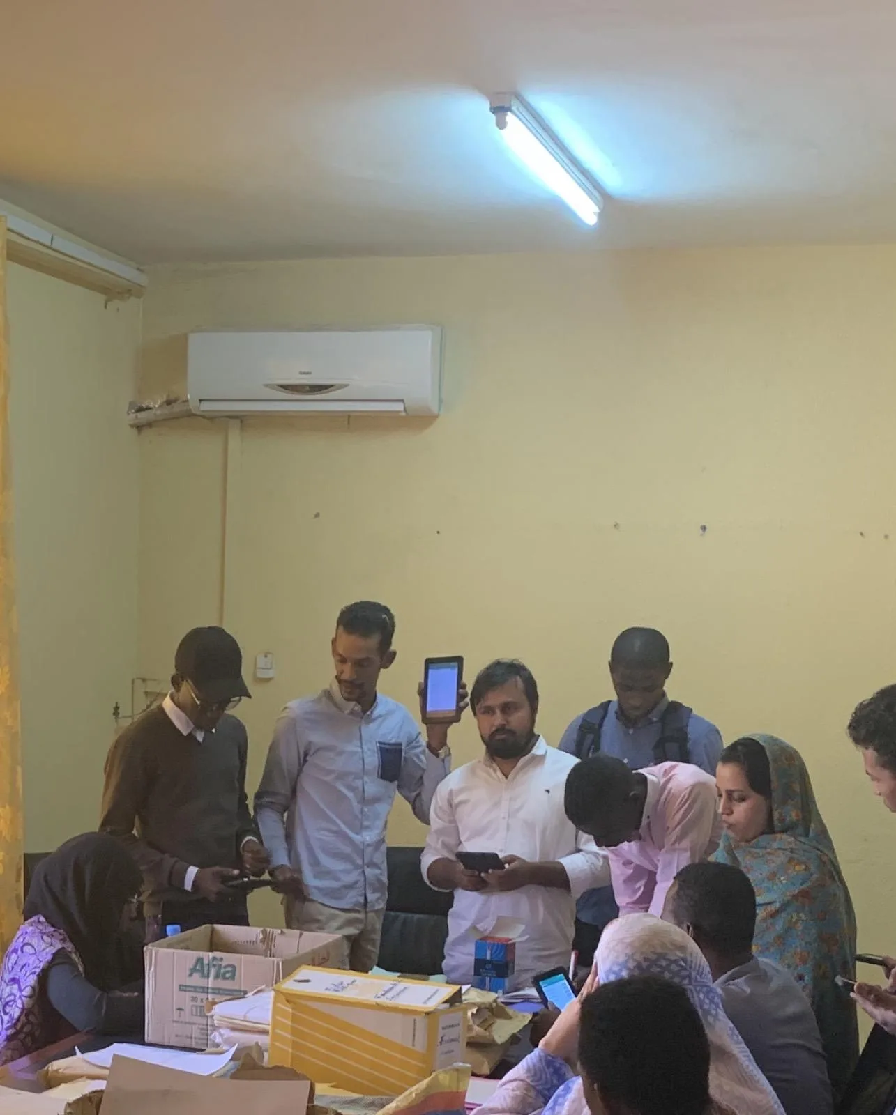 Live system training workshop in Mauritania